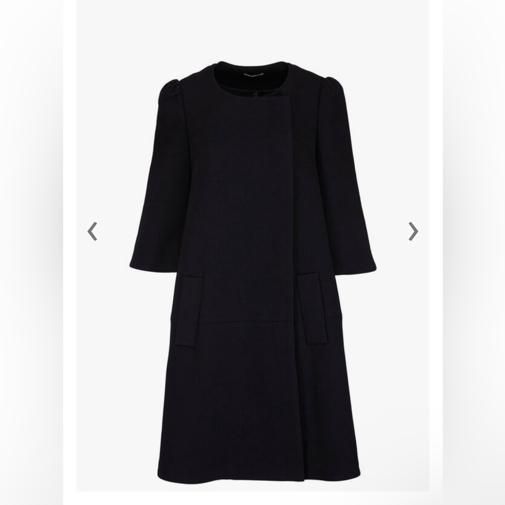 CO COLLECTION
Black Collarless Mid Length Jacket